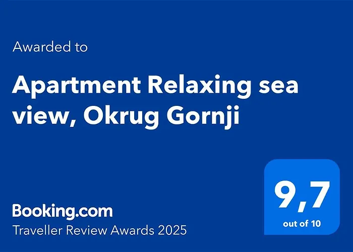 Apartment Relaxing Sea View, Okrug Gornji